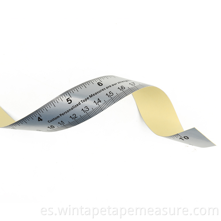 Wintape (25 mm) de ancho para mesa Cinta métrica adhesiva Regla Cinta métrica autoadhesiva 10 pulgadas 25 cm Corto 10 "(25 cm) Largo 1"
